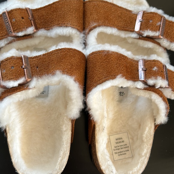 Birkenstocks - Arizona Shearling Suede Leather - Picture 5 of 5